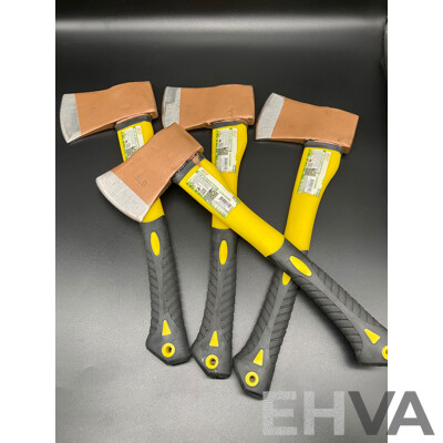 LEGION Hatchet Black Steel Rubber Handle 380mm - Lot of 4