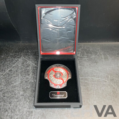 2022 the International DOTA 2 Championships Collector's Aegis & Moki Headphones & Crest USB Cable - Lot of 3