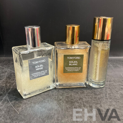 Assorted Used Cosmetics & Body Care Including TOM FORD, YSL, SOL