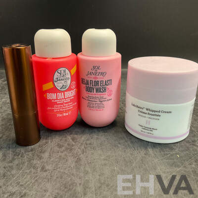 Assorted Used Cosmetics & Body Care Including TOM FORD, YSL, SOL