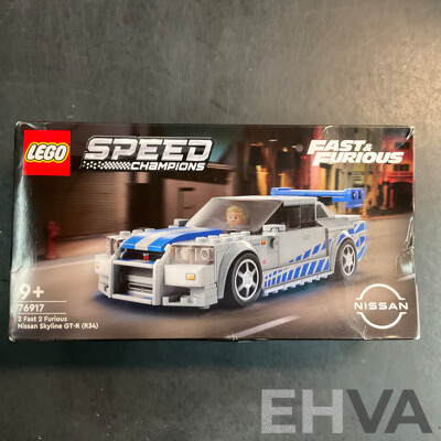 LEGO 76917 Fast & Furious Nissan Skyline GT-R & Barbie Vehicle & ZURU Rainbocorns - Lot of 3