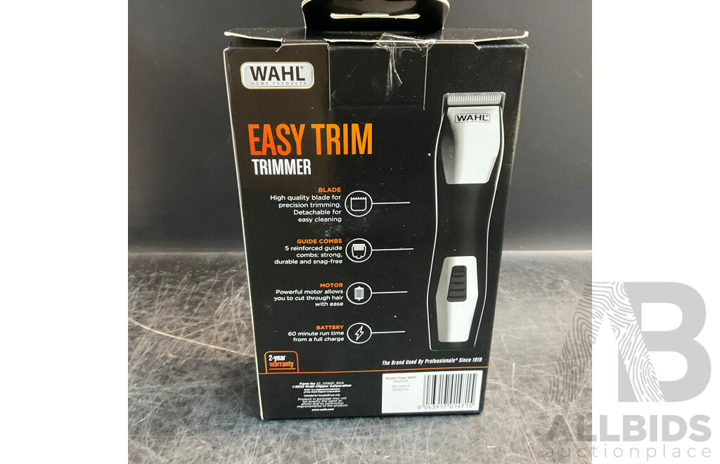 WAHL Ladies Shaver/Hair Remover & Men's Trimmer - Lot of 3