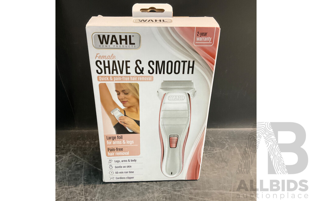 WAHL Ladies Shaver/Hair Remover & Men's Trimmer - Lot of 3