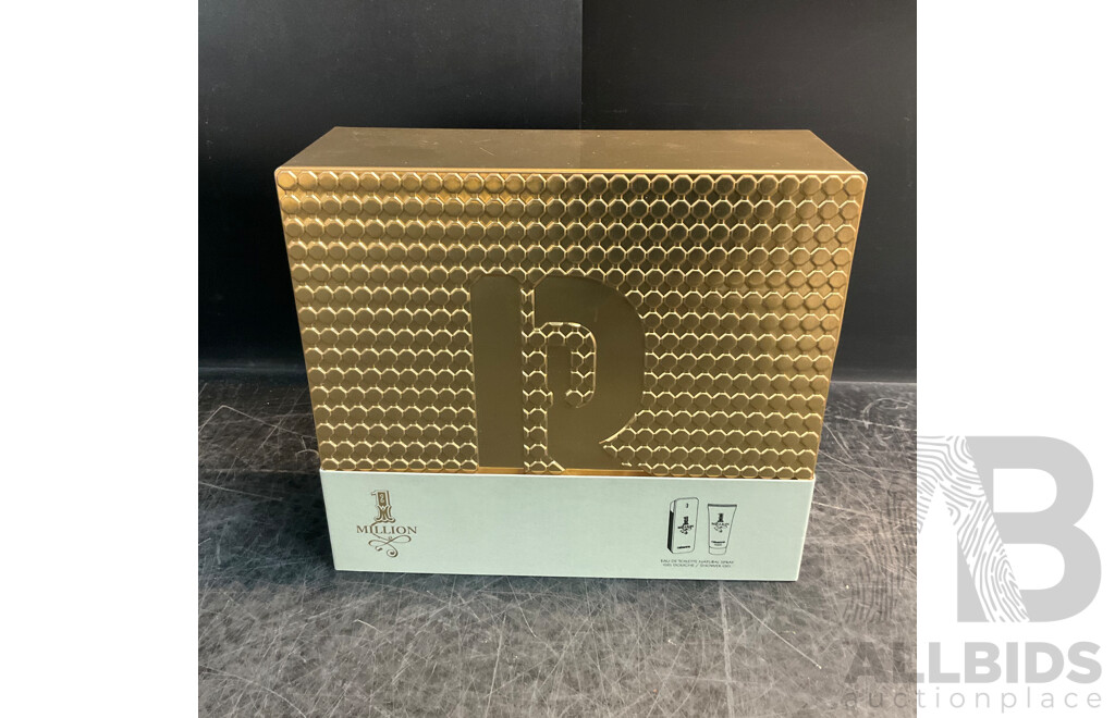 Paco Rabanne 1 Million Eau De Toilette 100ml and Shower Gel 2 Piece Set