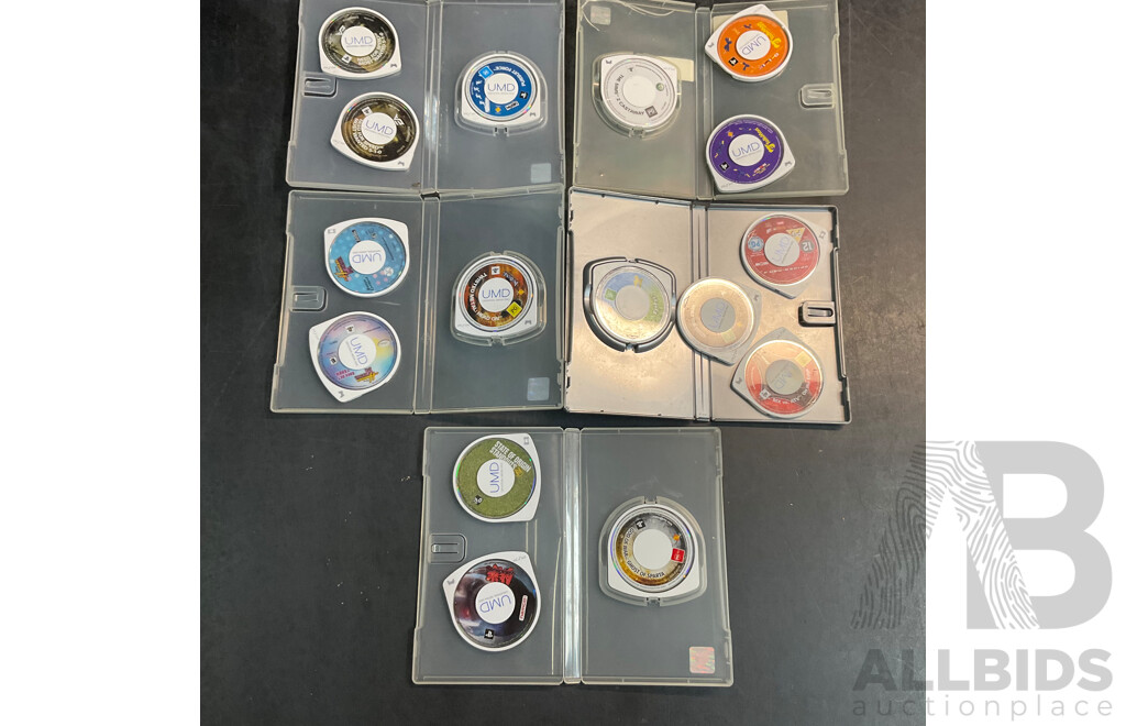 Assorted UMDs for Sony PlayStation - Lot of 16