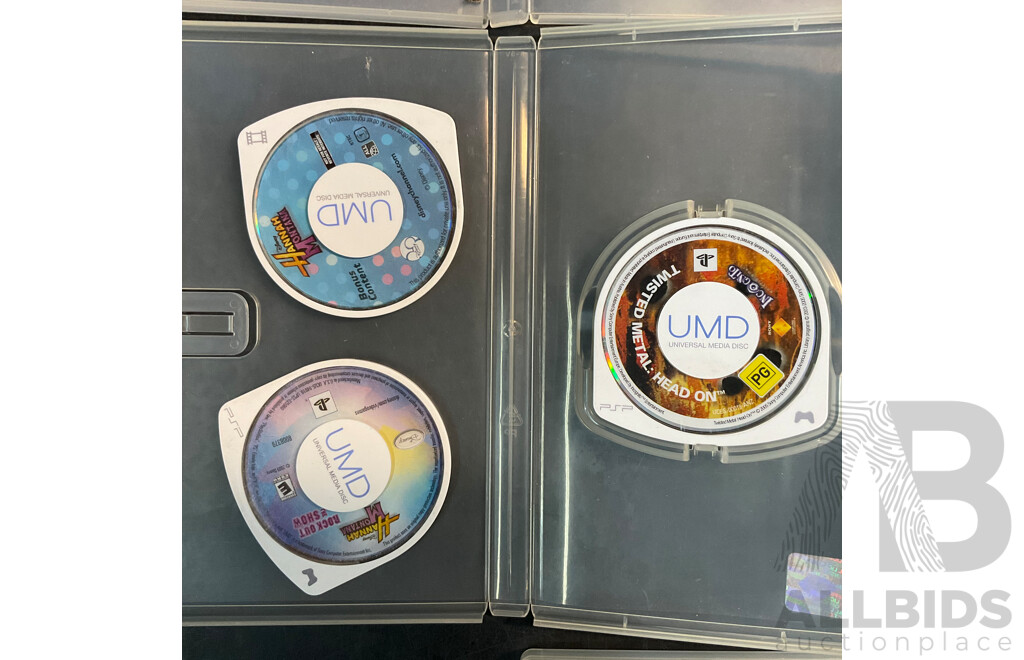 Assorted UMDs for Sony PlayStation - Lot of 16