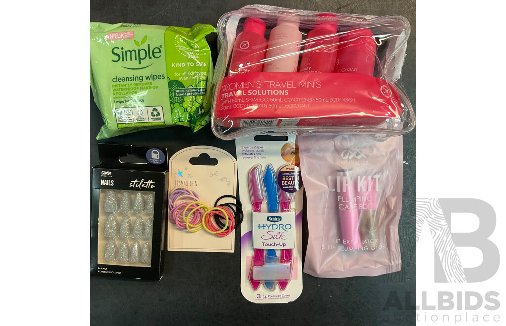 Assorted of Beauty Items & Crop Top & Underwear Size 12