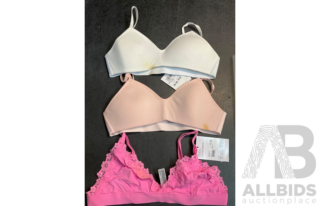 Assorted of Beauty Items & Crop Top & Underwear Size 12
