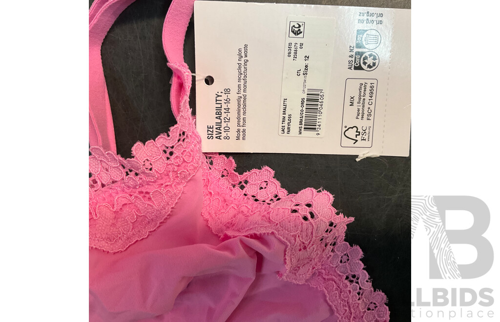 Assorted of Beauty Items & Crop Top & Underwear Size 12