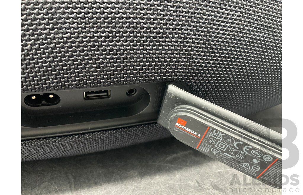 JBL Boombox 3 Portable Bluetooth Speaker - ORP $599