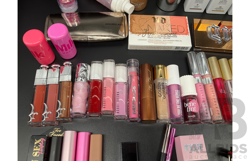Assorted Cosmetics Including MAC, YSL, Dior, Sephora, Urban Decay, Drunk Elephant, Too Faced and More