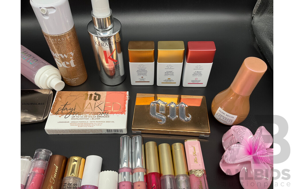 Assorted Cosmetics Including MAC, YSL, Dior, Sephora, Urban Decay, Drunk Elephant, Too Faced and More