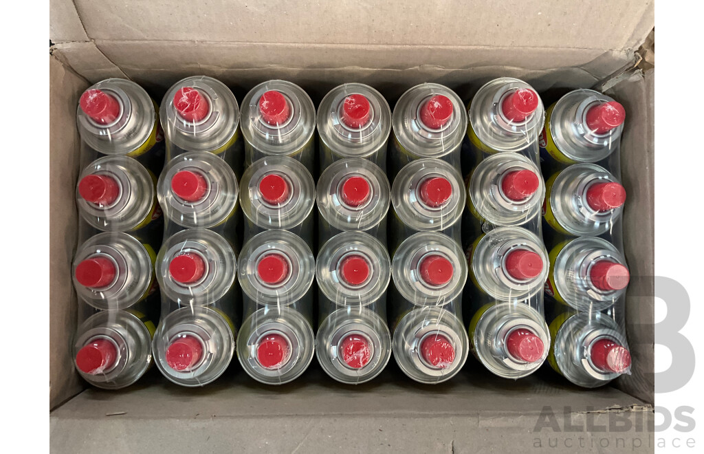 Pack of 4 TOP Butane Gas Bottles Canisters (230g Each) - Lot of 7 - Brand New