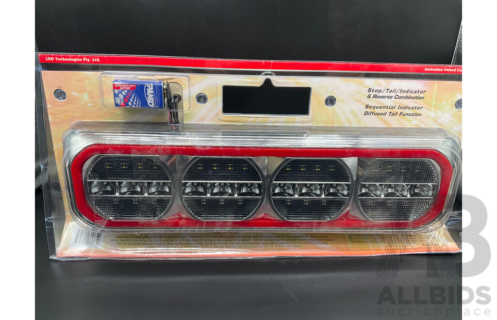 Pack of 2 LED Autolamps 12-24V  (385ARWM-2) - ORP $299