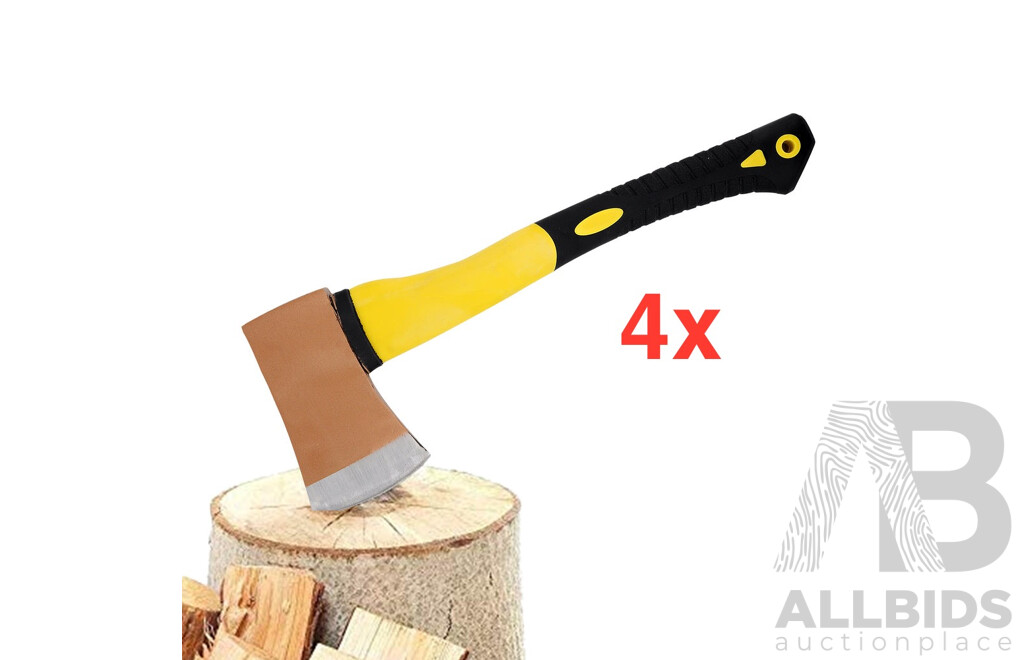 LEGION Hatchet Black Steel Rubber Handle 380mm - Lot of 4
