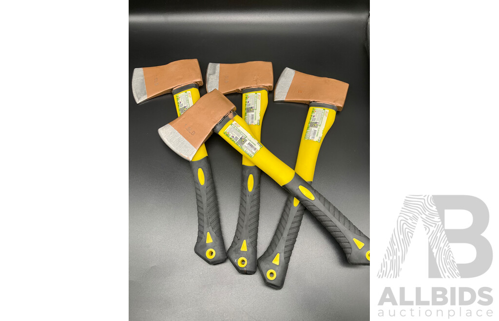 LEGION Hatchet Black Steel Rubber Handle 380mm - Lot of 4