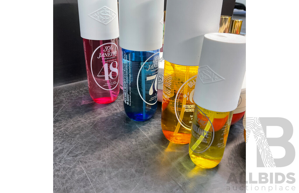 Assorted Used Cosmetics & Body Care Including TOM FORD, YSL, SOL