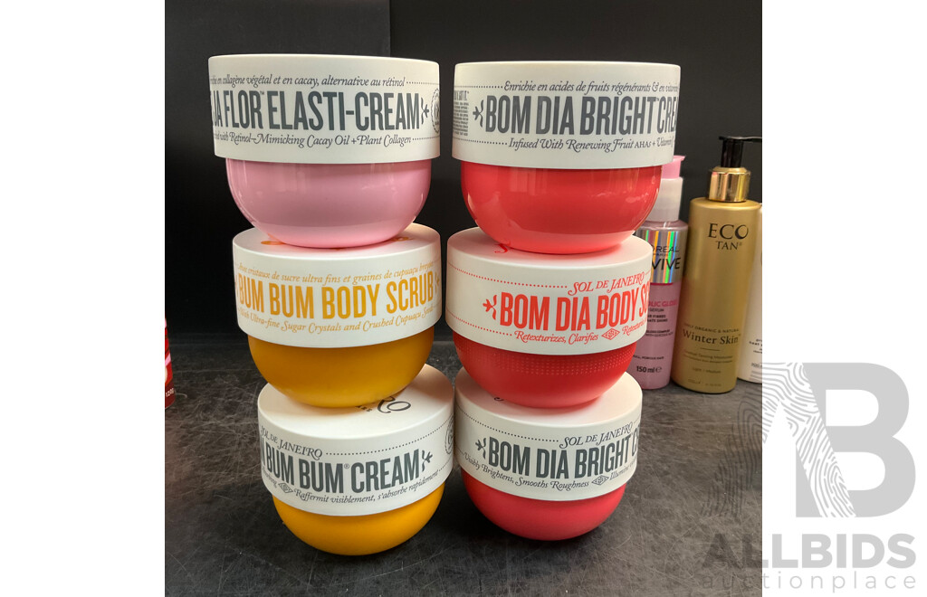 Assorted Used Cosmetics & Body Care Including TOM FORD, YSL, SOL