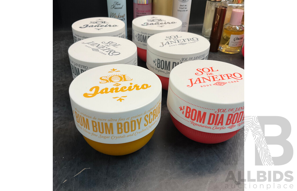 Assorted Used Cosmetics & Body Care Including TOM FORD, YSL, SOL