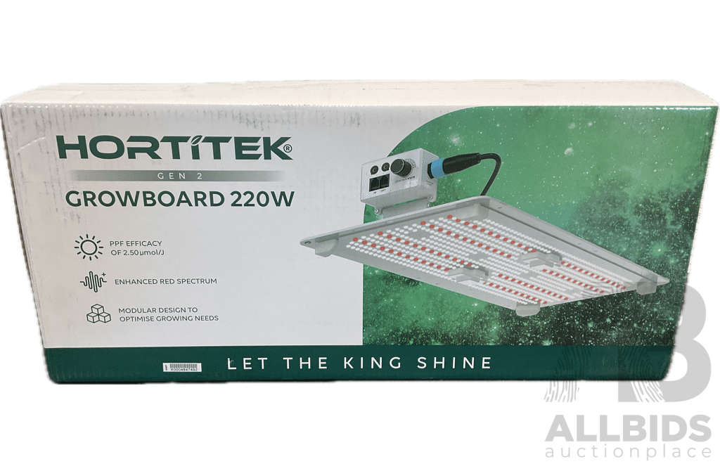 HORTITEK GEN2 GrowBoard 220W - ORP $360 - Brand New