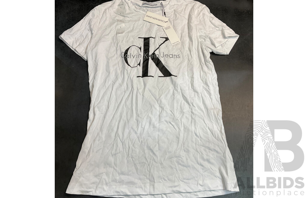 CALVIN KLEIN Hoodie/T-Shirt/Hat - Size L - Lot of 4