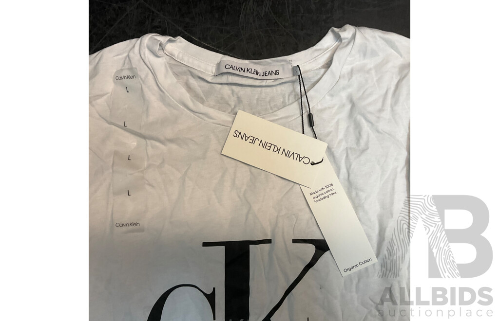 CALVIN KLEIN Hoodie/T-Shirt/Hat - Size L - Lot of 4