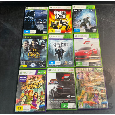 Assorted Xbox 360 Game Discs - Lot of 9