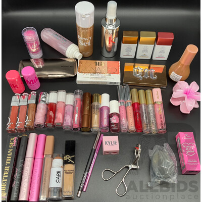 Assorted Cosmetics Including MAC, YSL, Dior, Sephora, Urban Decay, Drunk Elephant, Too Faced and More