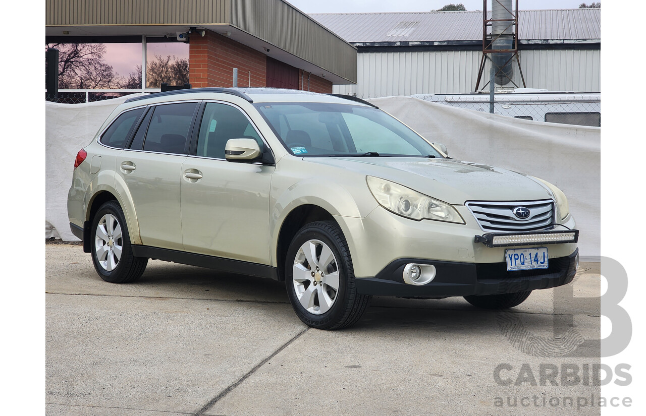 9/2010 Subaru Outback 2.5i Premium MY10 4d Wagon Silver 2.5L