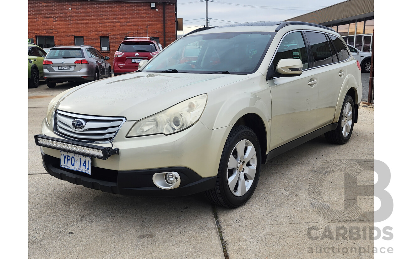 9/2010 Subaru Outback 2.5i Premium MY10 4d Wagon Silver 2.5L