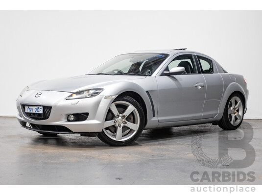 9/2005 Mazda RX-8 FE Series 1 4d Coupe Sunlight Silver Metallic 1.3L