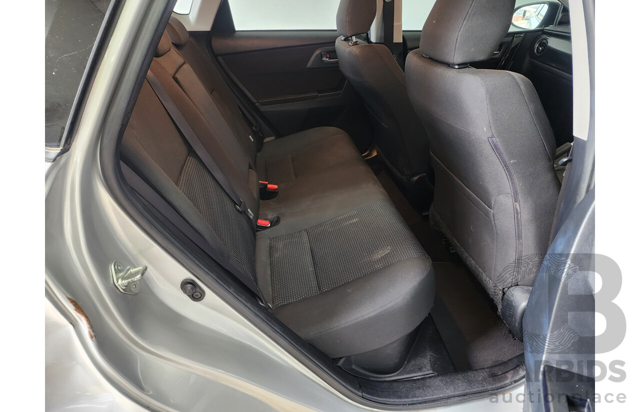 04/2018 Toyota Corolla HYBRID FWD ZWE186R 5D Hatchback Silver 1.8L