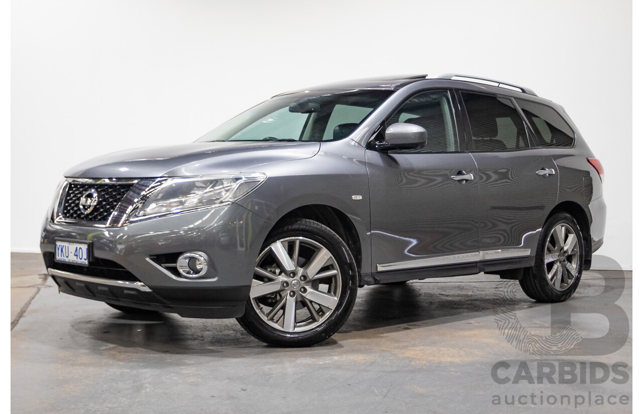 06/2015 Nissan Pathfinder Ti  R52 4D Wagon Grey 3.5L - 7 Seats