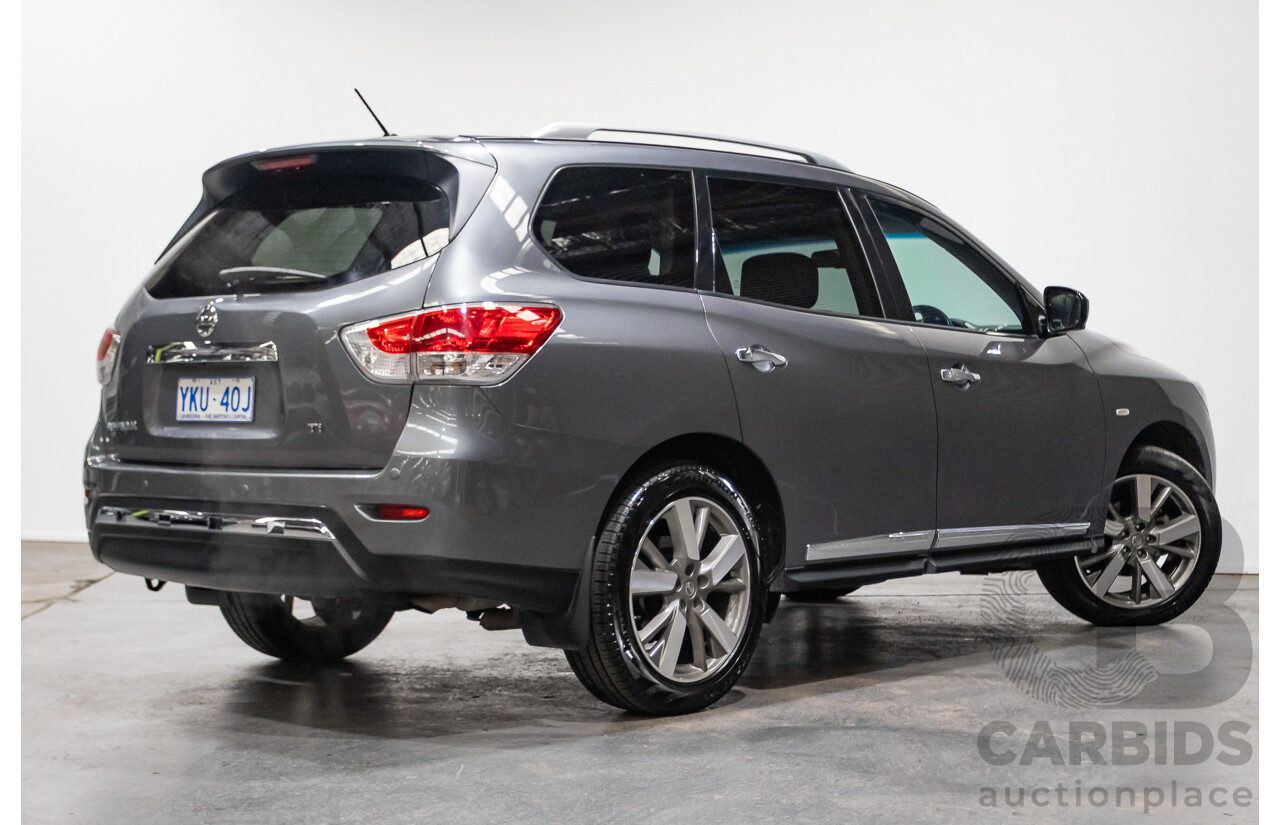 06/2015 Nissan Pathfinder Ti  R52 4D Wagon Grey 3.5L - 7 Seats