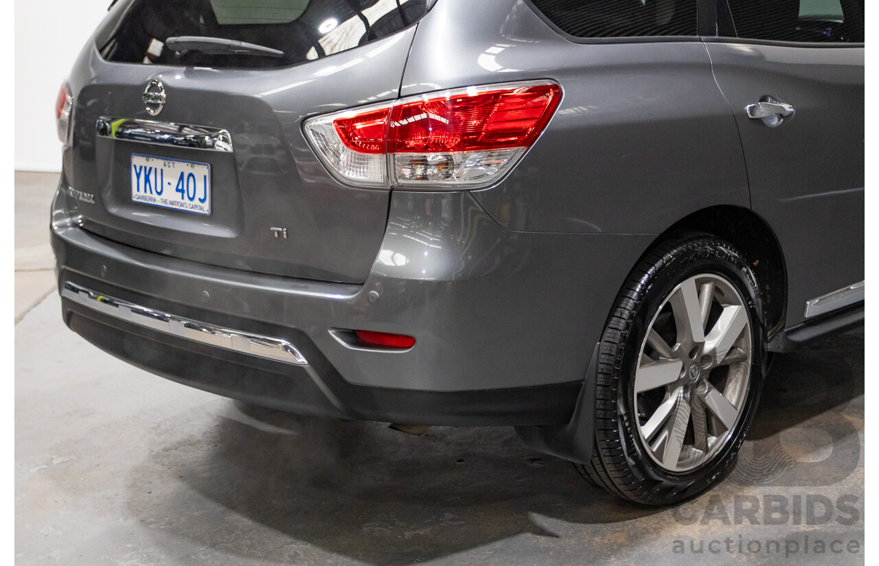 06/2015 Nissan Pathfinder Ti  R52 4D Wagon Grey 3.5L - 7 Seats