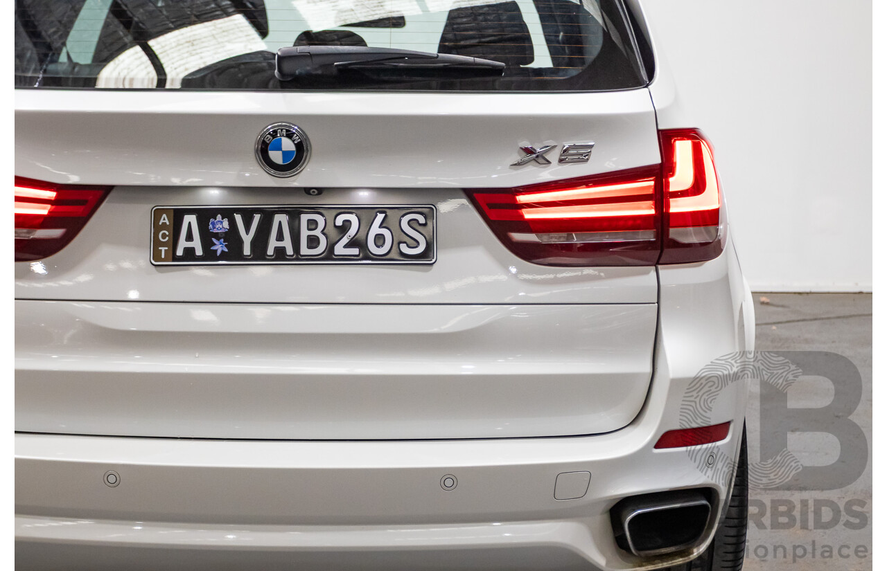 05/2014 BMW X5 xDrive 30d Edition Exclusive (AWD) E70 4d wagon Mineral White Metallic turbo diesel 3.0L