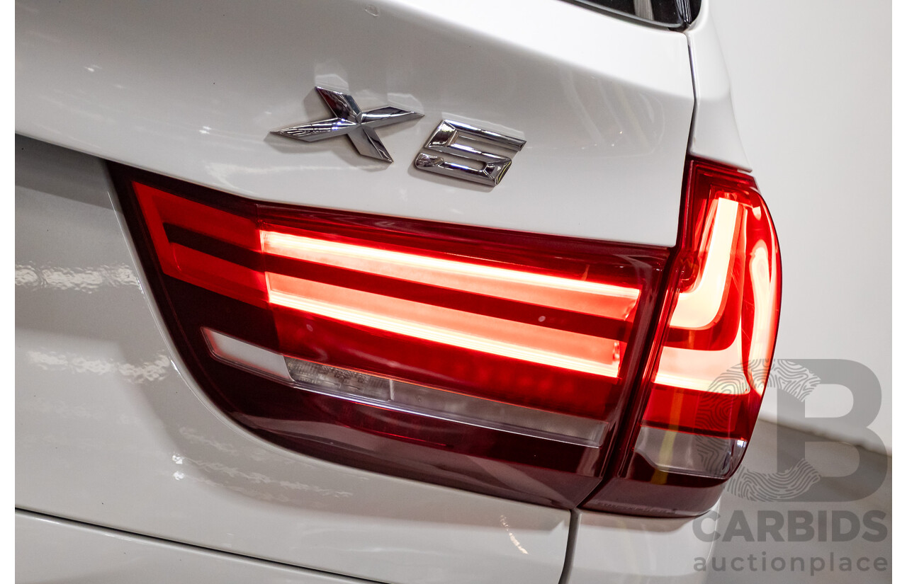 05/2014 BMW X5 xDrive 30d Edition Exclusive (AWD) E70 4d wagon Mineral White Metallic turbo diesel 3.0L