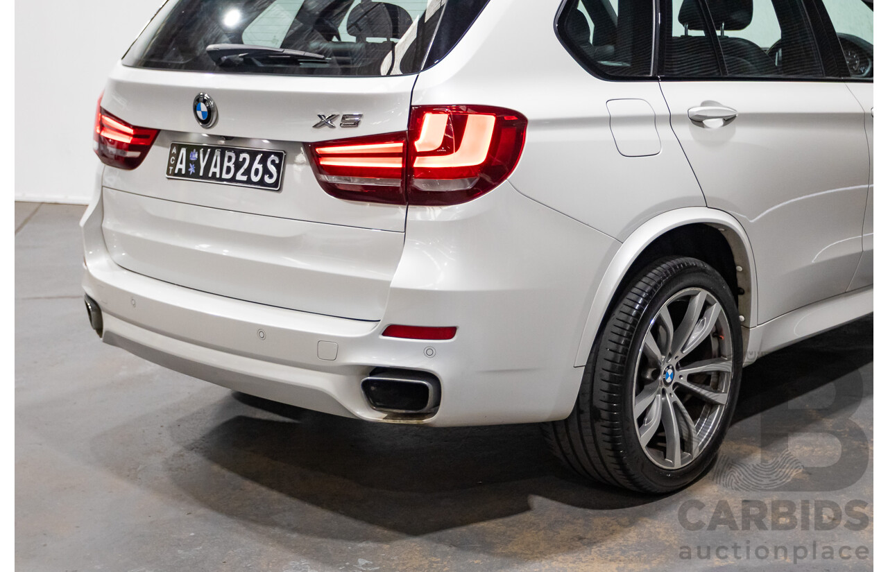 05/2014 BMW X5 xDrive 30d Edition Exclusive (AWD) E70 4d wagon Mineral White Metallic turbo diesel 3.0L