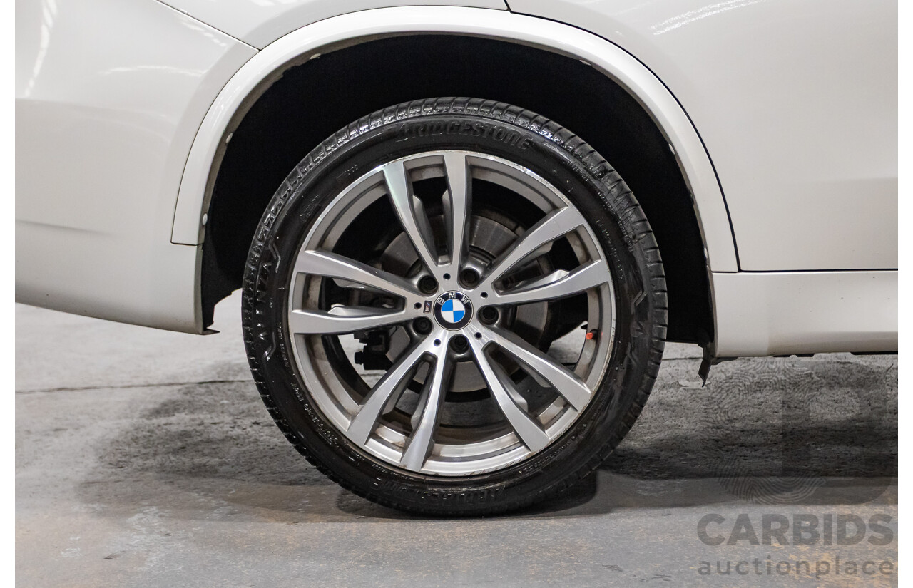 05/2014 BMW X5 xDrive 30d Edition Exclusive (AWD) E70 4d wagon Mineral White Metallic turbo diesel 3.0L