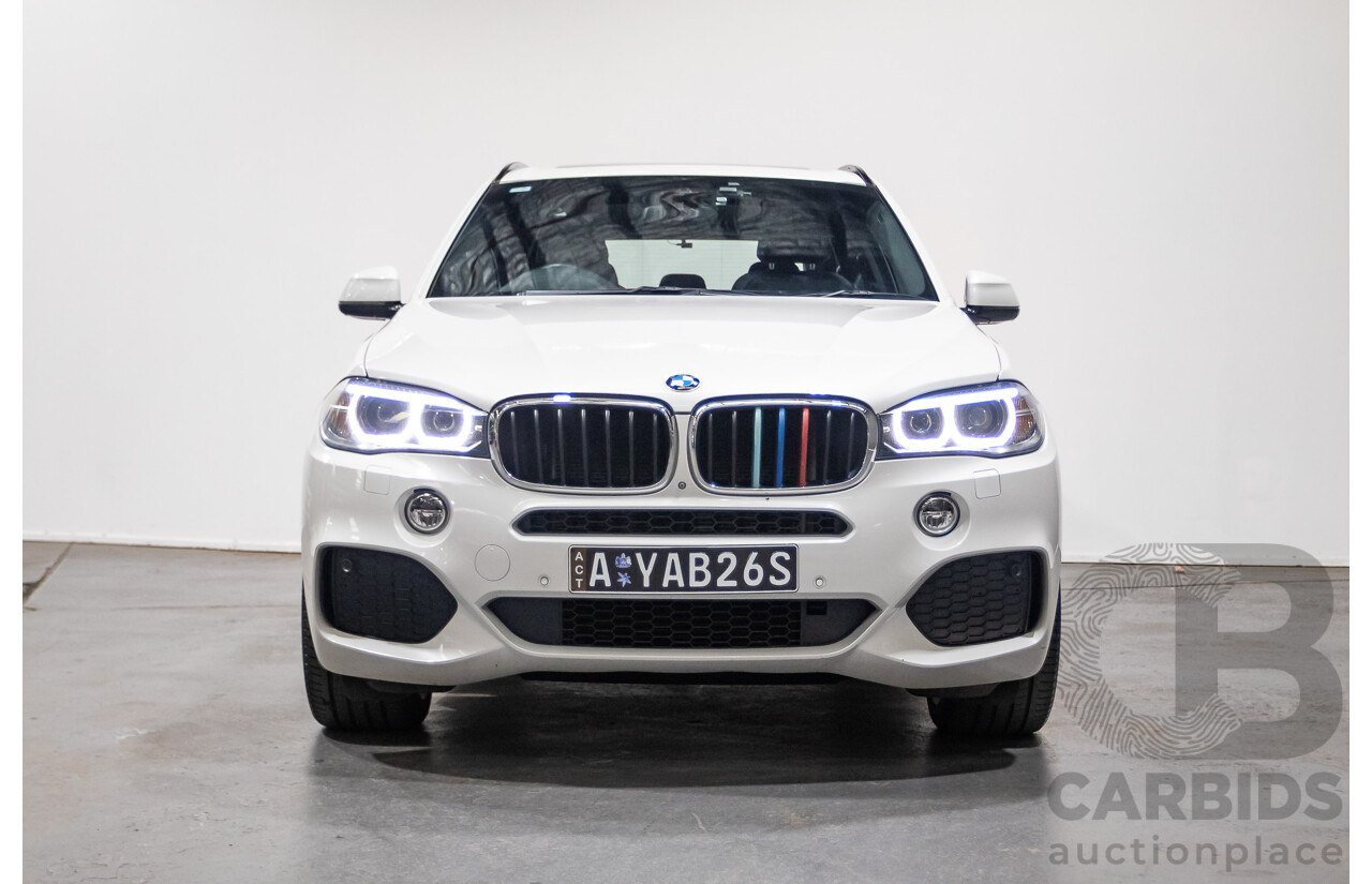 05/2014 BMW X5 xDrive 30d Edition Exclusive (AWD) E70 4d wagon Mineral White Metallic turbo diesel 3.0L