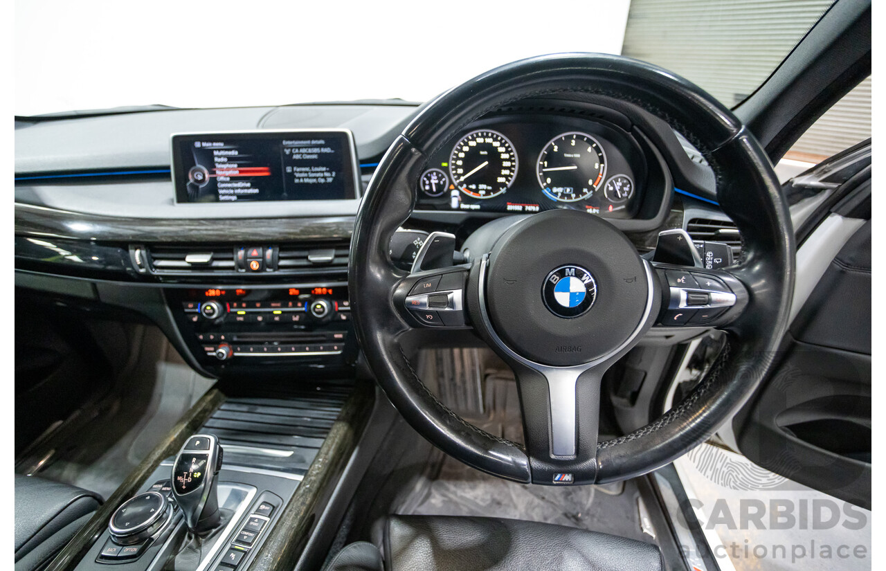 05/2014 BMW X5 xDrive 30d Edition Exclusive (AWD) E70 4d wagon Mineral White Metallic turbo diesel 3.0L