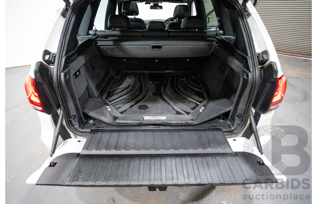 05/2014 BMW X5 xDrive 30d Edition Exclusive (AWD) E70 4d wagon Mineral White Metallic turbo diesel 3.0L