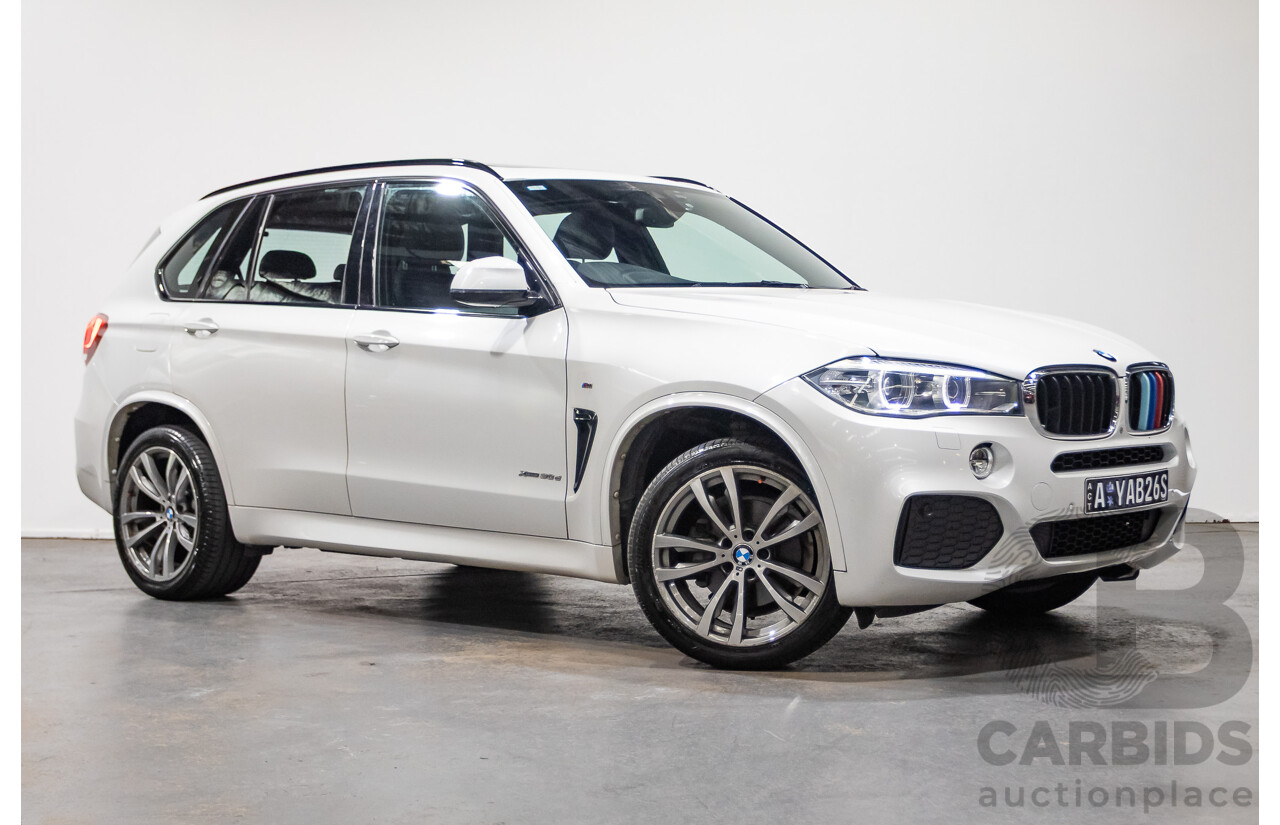 05/2014 BMW X5 xDrive 30d Edition Exclusive (AWD) E70 4d wagon Mineral White Metallic turbo diesel 3.0L