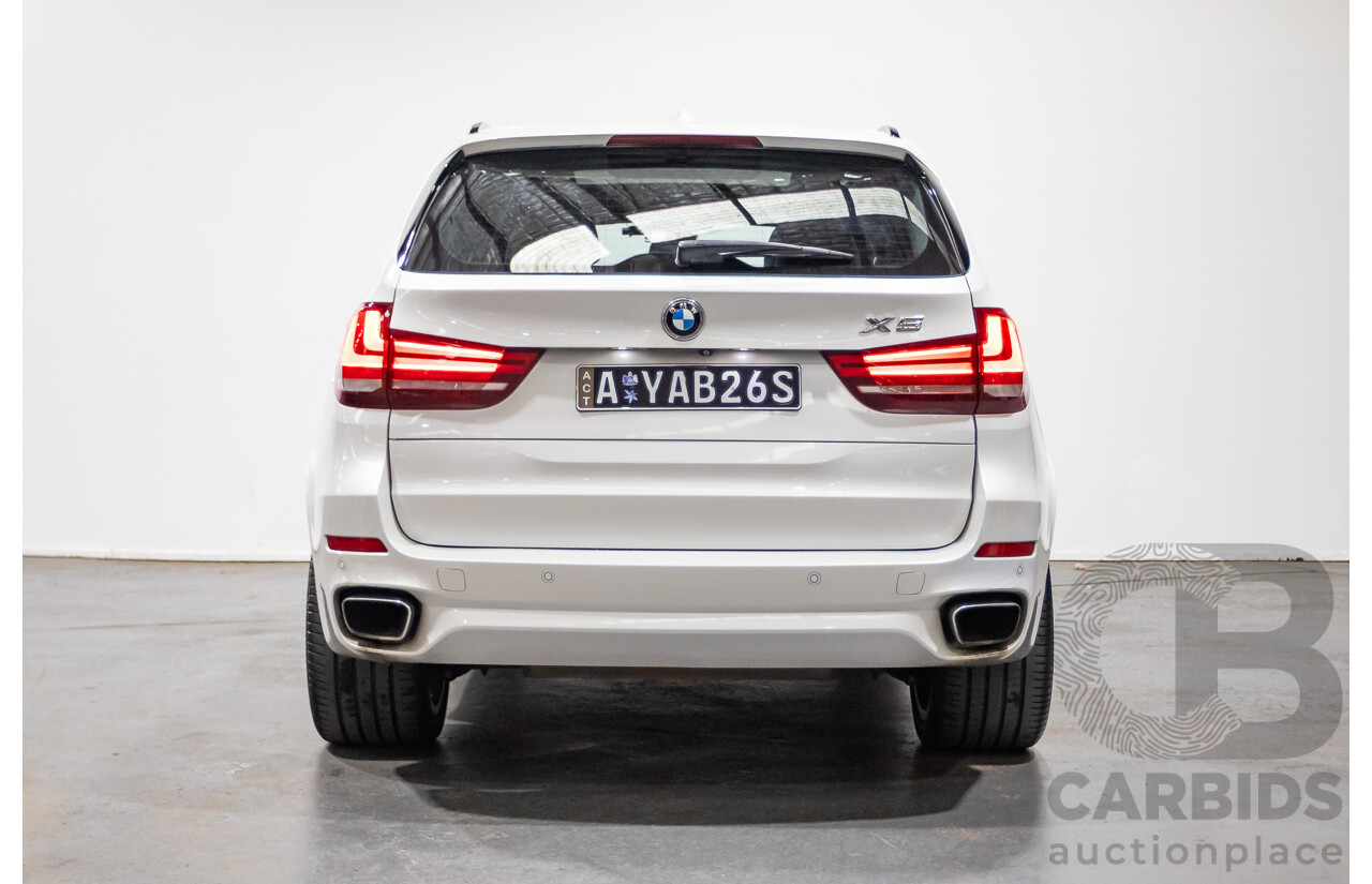 05/2014 BMW X5 xDrive 30d Edition Exclusive (AWD) E70 4d wagon Mineral White Metallic turbo diesel 3.0L
