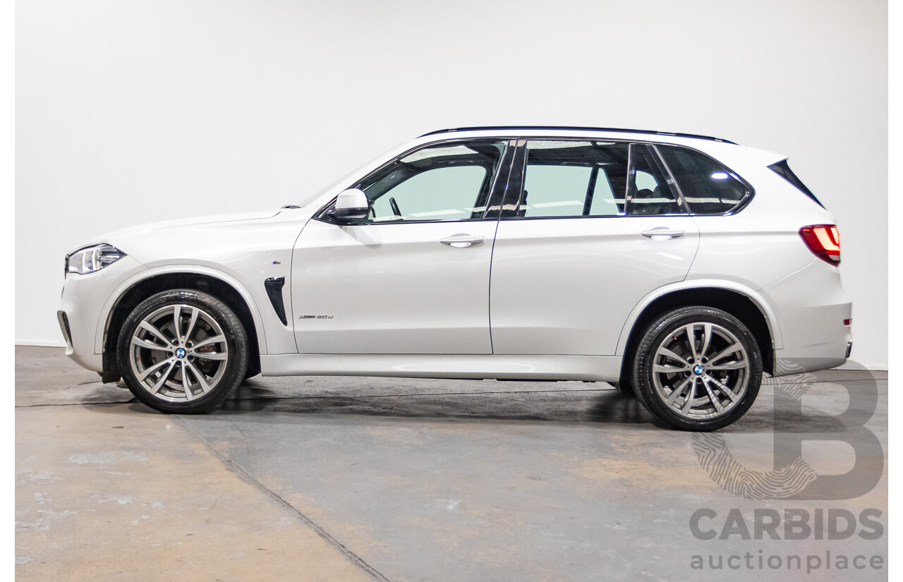 05/2014 BMW X5 xDrive 30d Edition Exclusive (AWD) E70 4d wagon Mineral White Metallic turbo diesel 3.0L