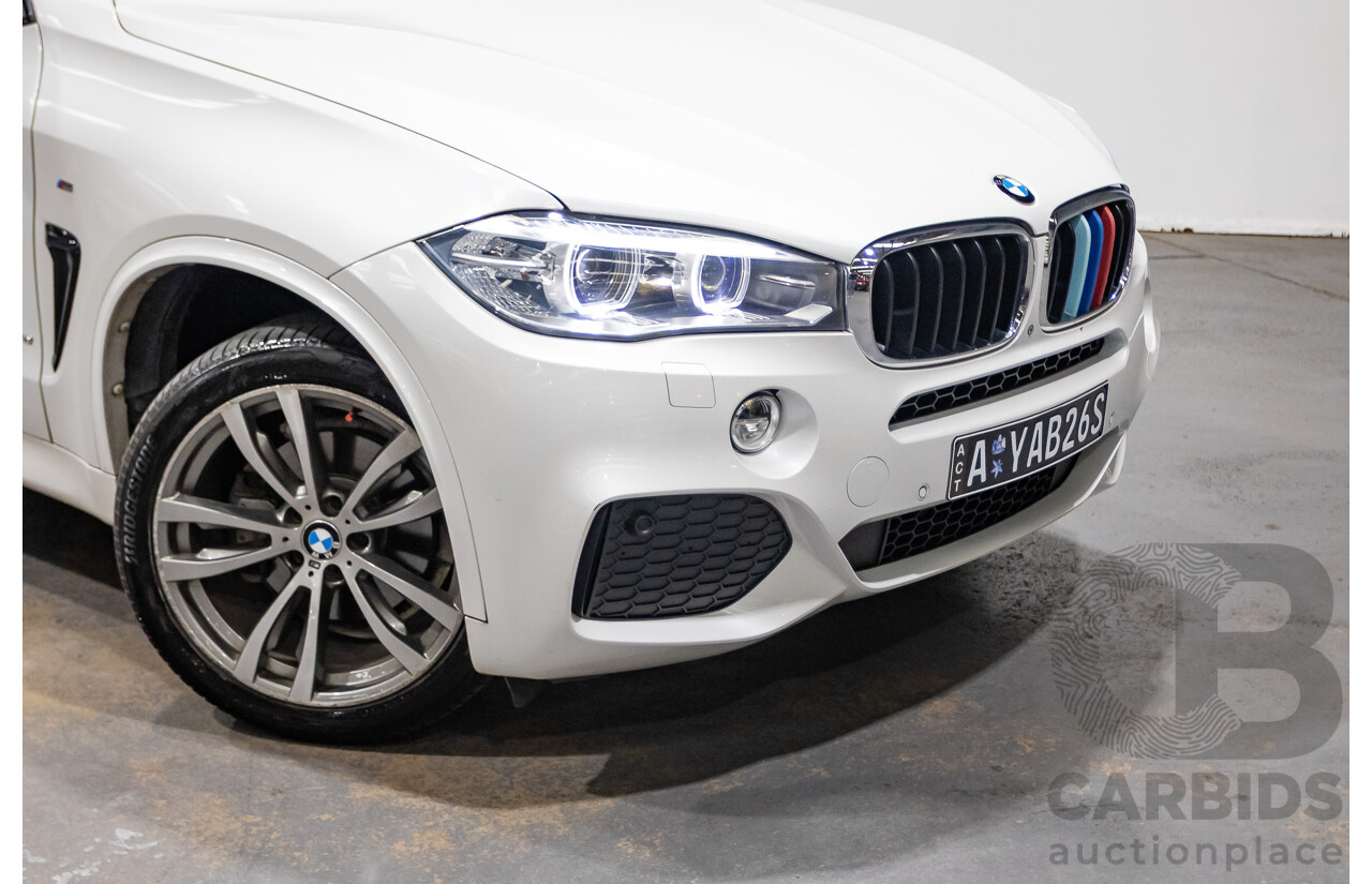05/2014 BMW X5 xDrive 30d Edition Exclusive (AWD) E70 4d wagon Mineral White Metallic turbo diesel 3.0L