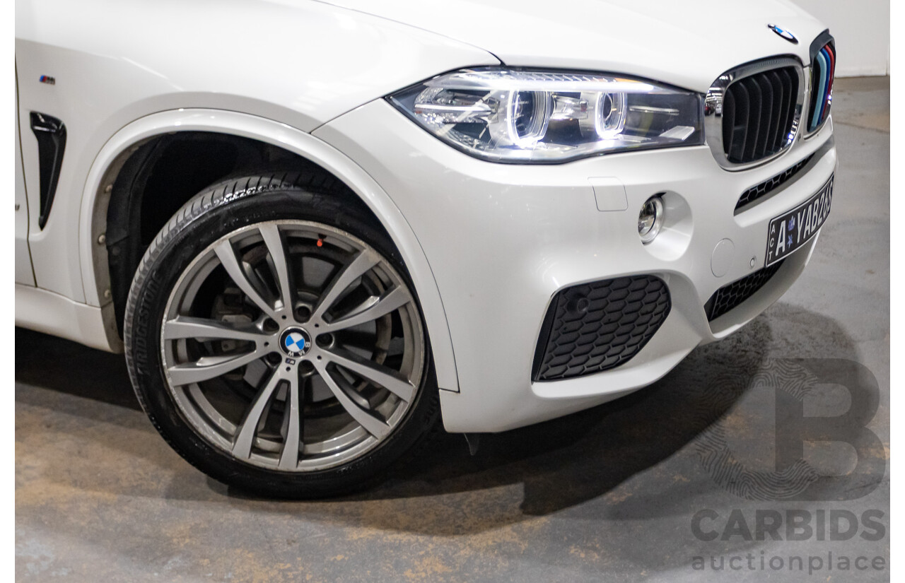05/2014 BMW X5 xDrive 30d Edition Exclusive (AWD) E70 4d wagon Mineral White Metallic turbo diesel 3.0L