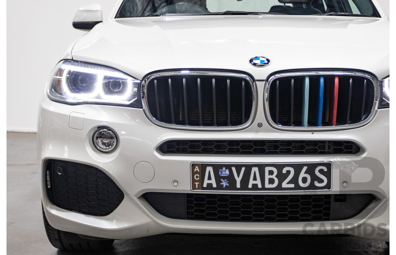 05/2014 BMW X5 xDrive 30d Edition Exclusive (AWD) E70 4d wagon Mineral White Metallic turbo diesel 3.0L