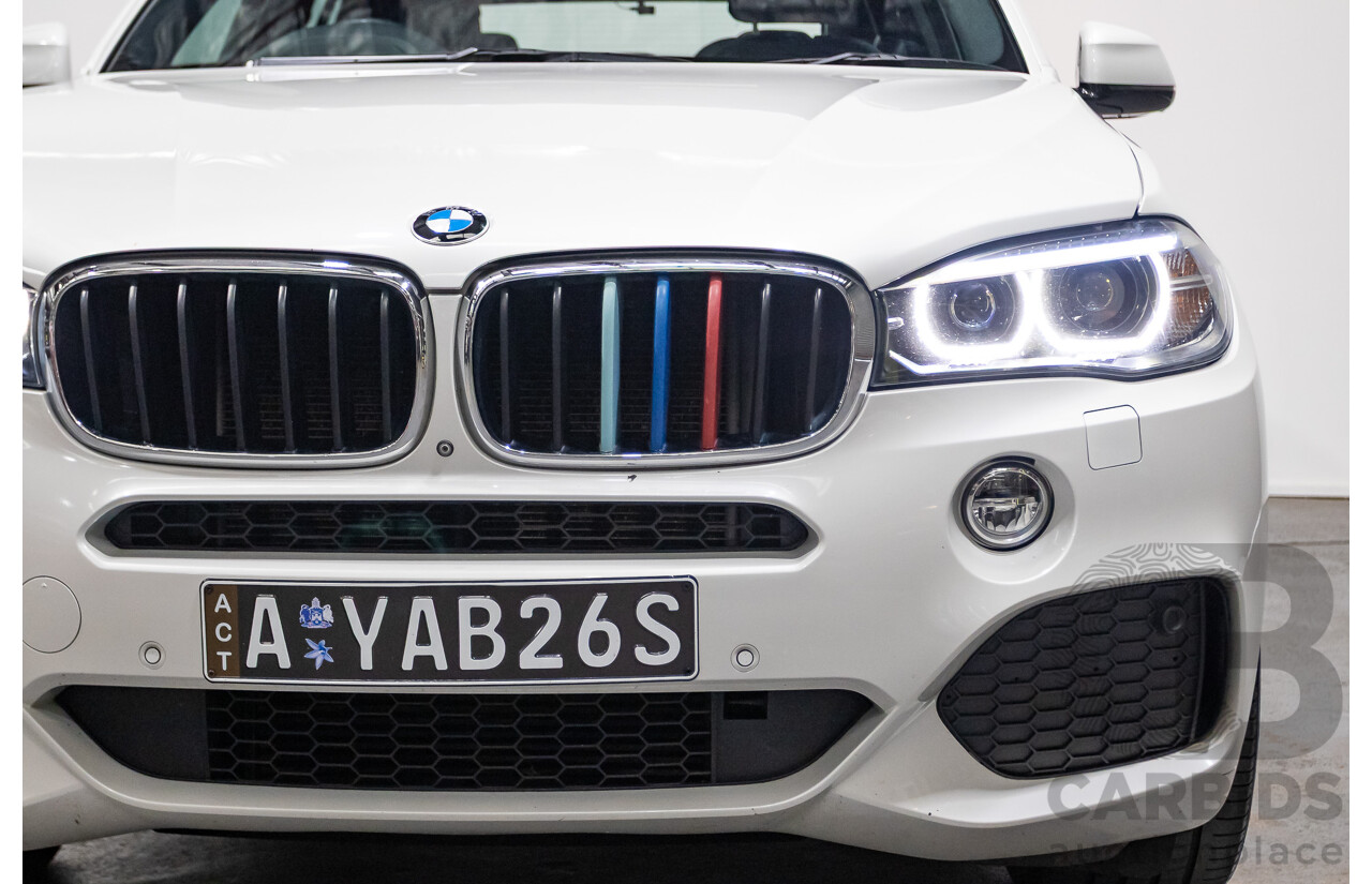 05/2014 BMW X5 xDrive 30d Edition Exclusive (AWD) E70 4d wagon Mineral White Metallic turbo diesel 3.0L