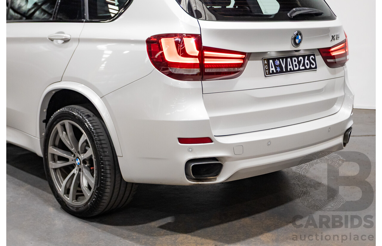 05/2014 BMW X5 xDrive 30d Edition Exclusive (AWD) E70 4d wagon Mineral White Metallic turbo diesel 3.0L